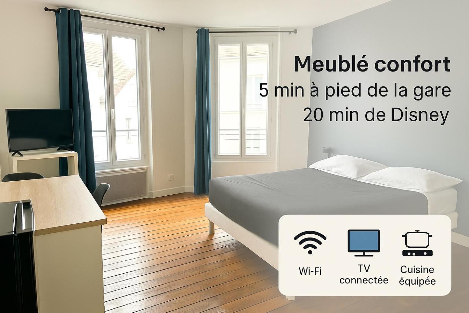 Appartement Maciet 2- Centre Ville Meaux-Gare-Disney Zewnętrze zdjęcie